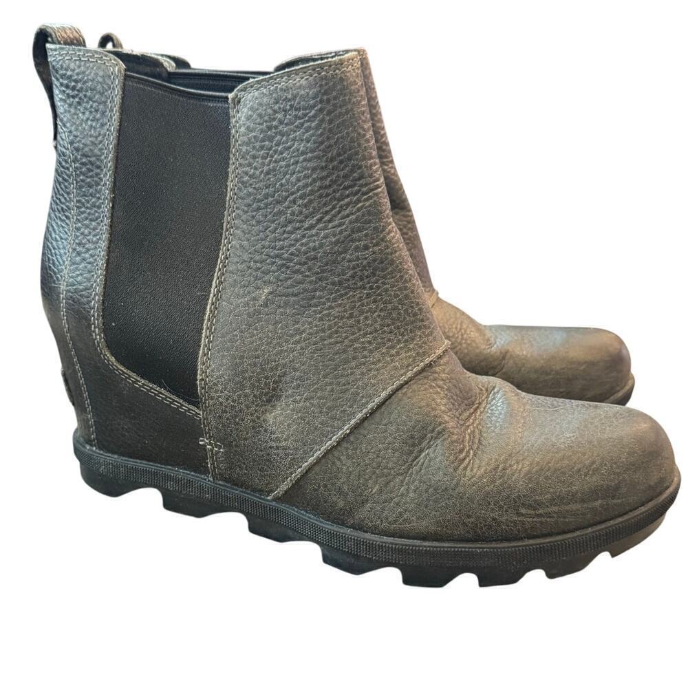 Sorel Womens Joan‎ of Arctic Wedge III Chelsea Bootie US 10.5 EU 41.5 Gorpcore